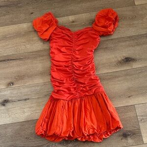 H&M Bold Orange Dress